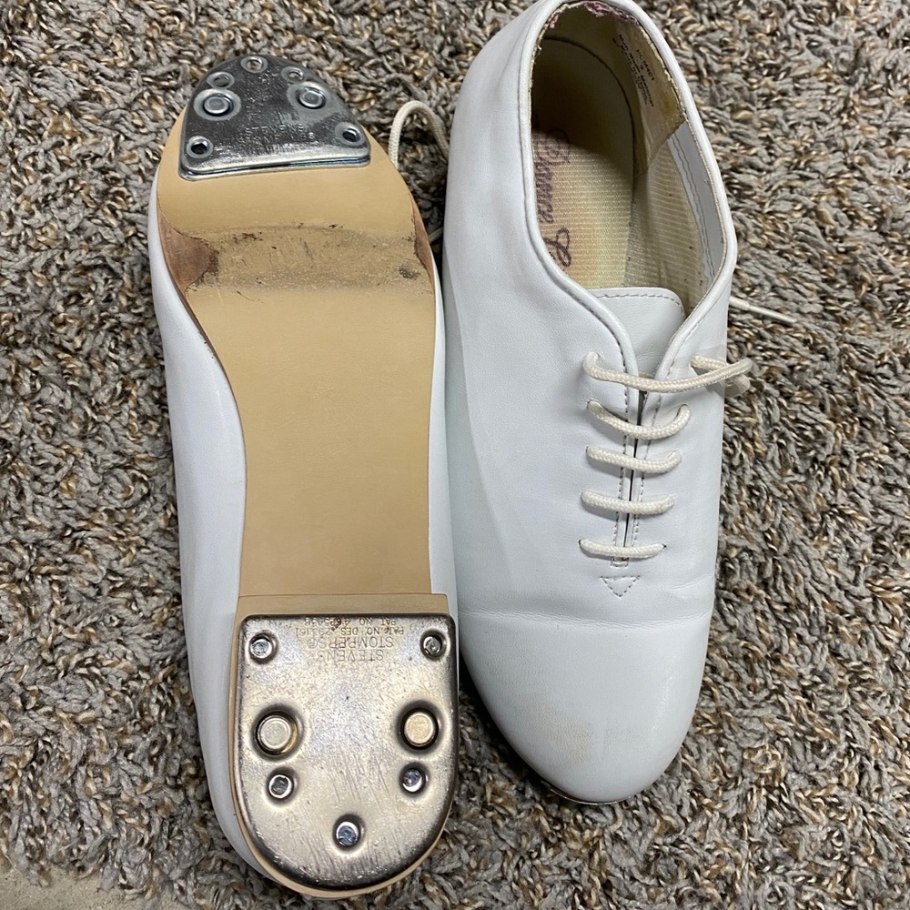 Dance Class slogging shoes with Stevens Stompers